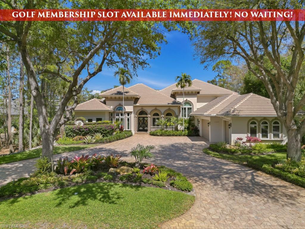 16029 Trebbio Way Naples, FL 34110 - Photo 1 of 50 GOLF MERMBERSHIP SLOT AVAILABLE IMMEDIATELY!