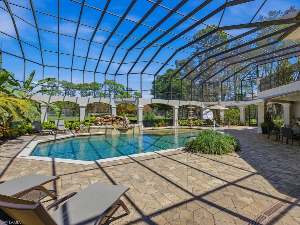 16029 Trebbio Way Naples, FL 34110 - Photo 30 of 50 Screen Pool & Spa w/ Golf & Lake Views