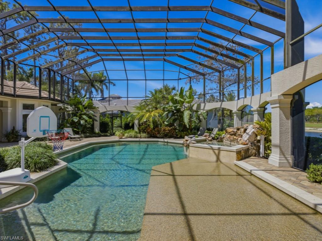 16029 Trebbio Way Naples, FL 34110 - Photo 31 of 50 Screen Pool & Spa w/ Golf & Lake Views