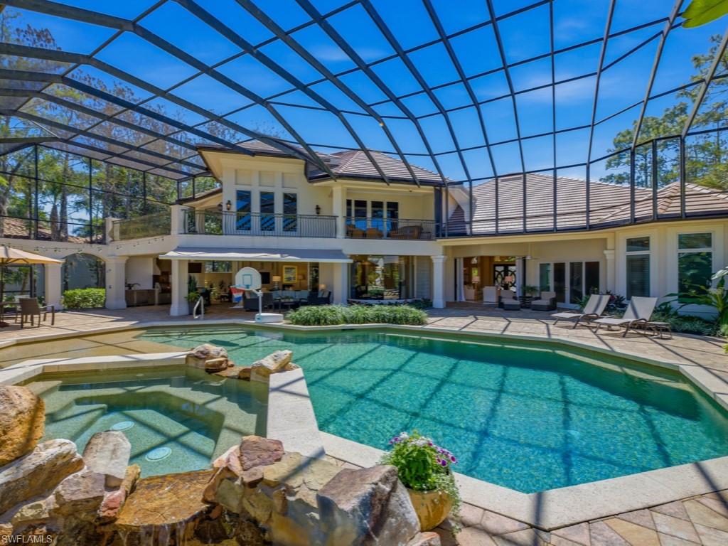 16029 Trebbio Way Naples, FL 34110 - Photo 33 of 50 Screen Pool & Spa w/ Golf & Lake Views