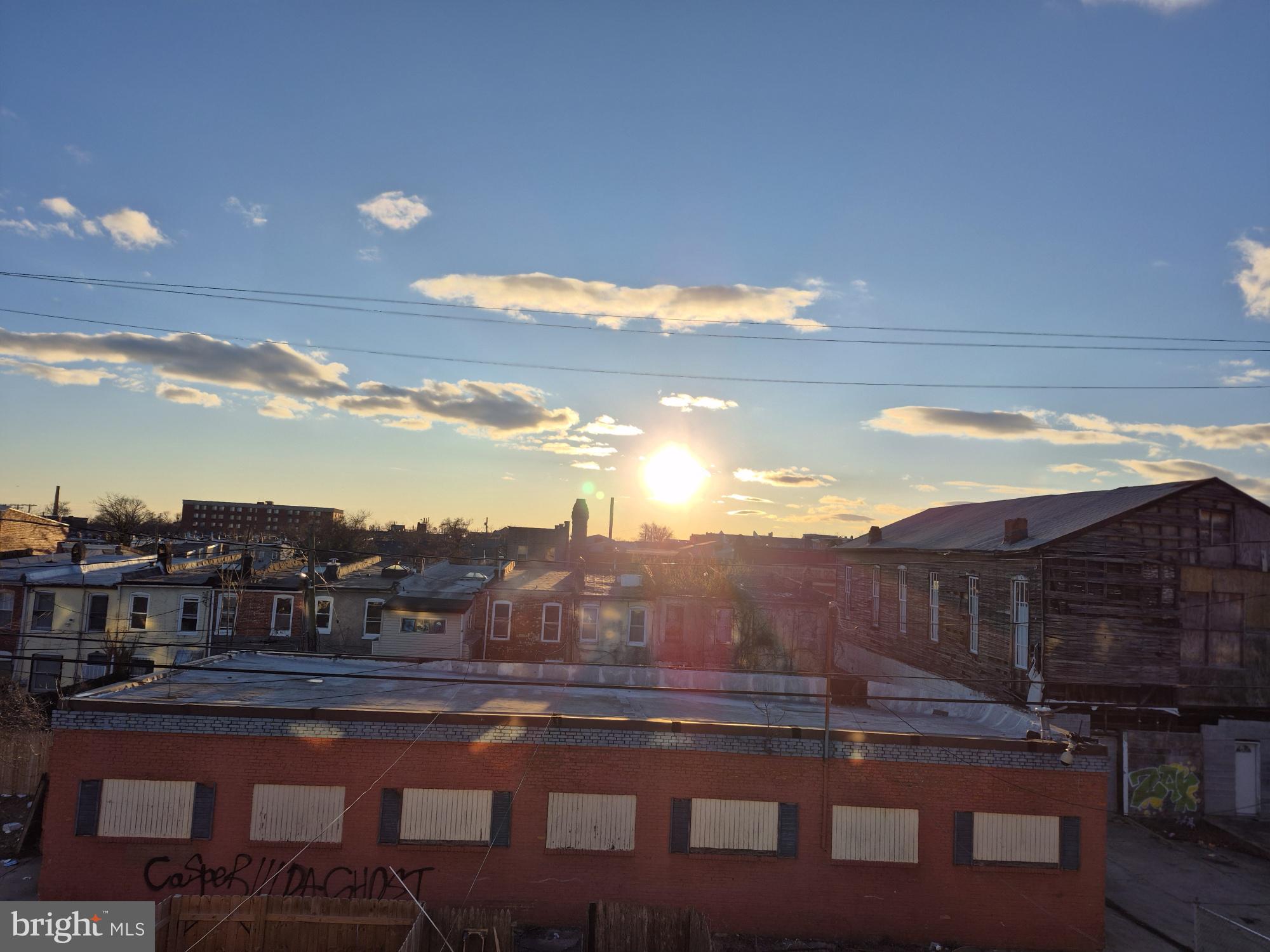 2518 McCulloh Street Baltimore, MD 21217 - Photo 39 of 50 Sunset View from Rear