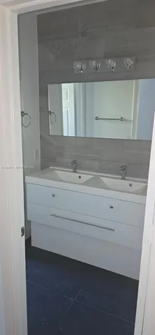 a view of small space with racks on the wall