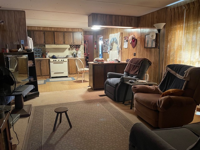 1276 Fm 574 Street West Mullin, TX 76864 - Photo 38 of 40 a living room with furniture a flat screen tv and a window