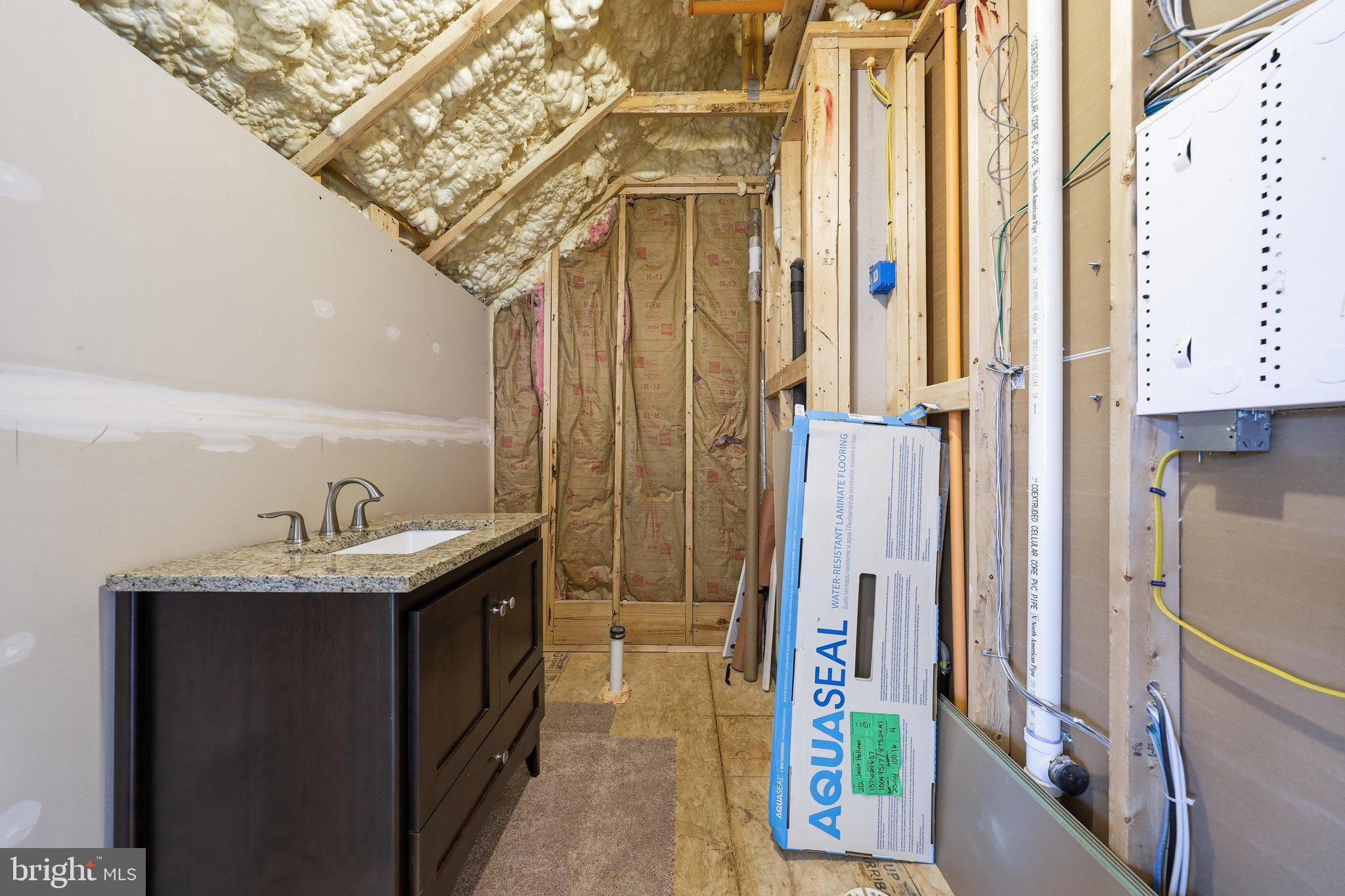 25 West 6th Street Frederick, MD 21701 - Photo 40 of 68 Unfinished Bathroom with rough in