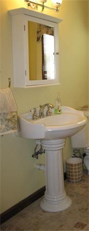 7 Gammons Road Acushnet, MA 02743 - Photo 16 of 20 a bathroom with a sink and a mirror