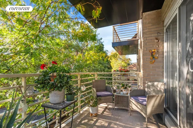 a view of a outdoor seating area