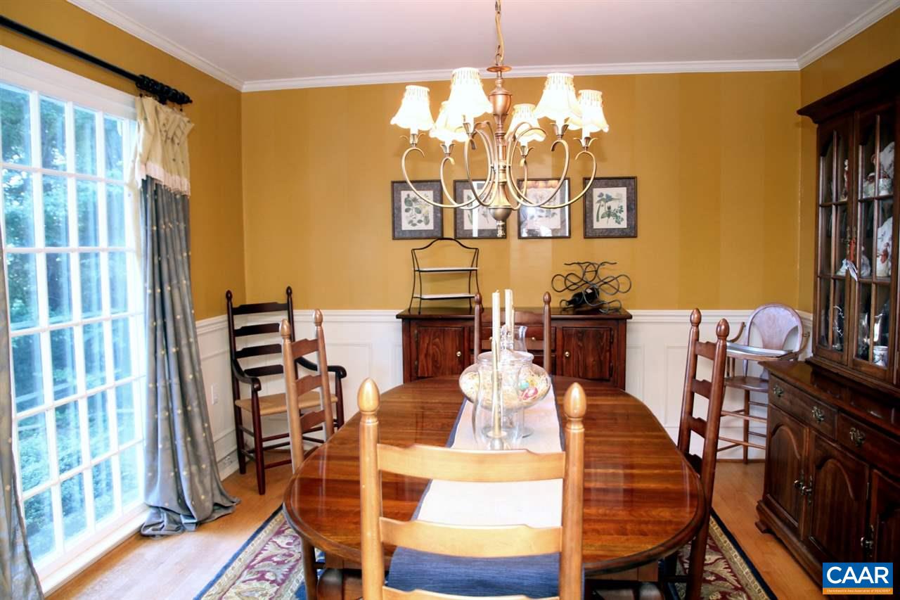 88 Good Hope Church Road Aroda, VA 22709 - Photo 5 of 30 a view of a dining room with furniture a chandelier and wooden floor