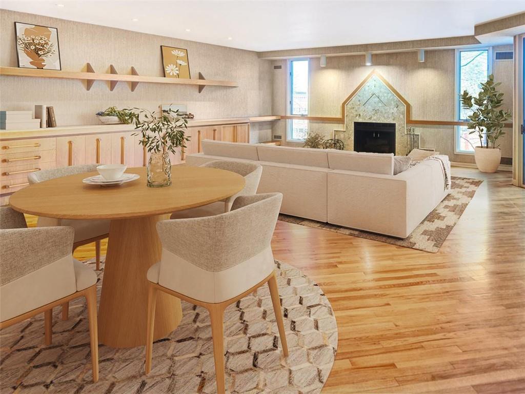 5000 5th, Unit 101 Pittsburgh, PA 15232 - Photo 6 of 38 Dining-living area.
