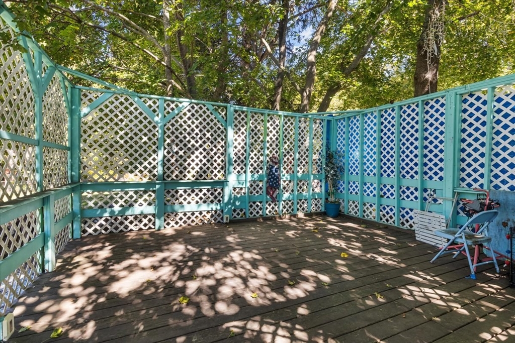 203 Pleasant Street Ashland, MA 01721 - Photo 6 of 33 a view of a yard with wooden fence