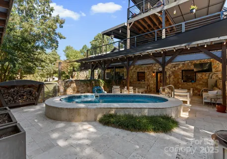 a view of a house with sitting area