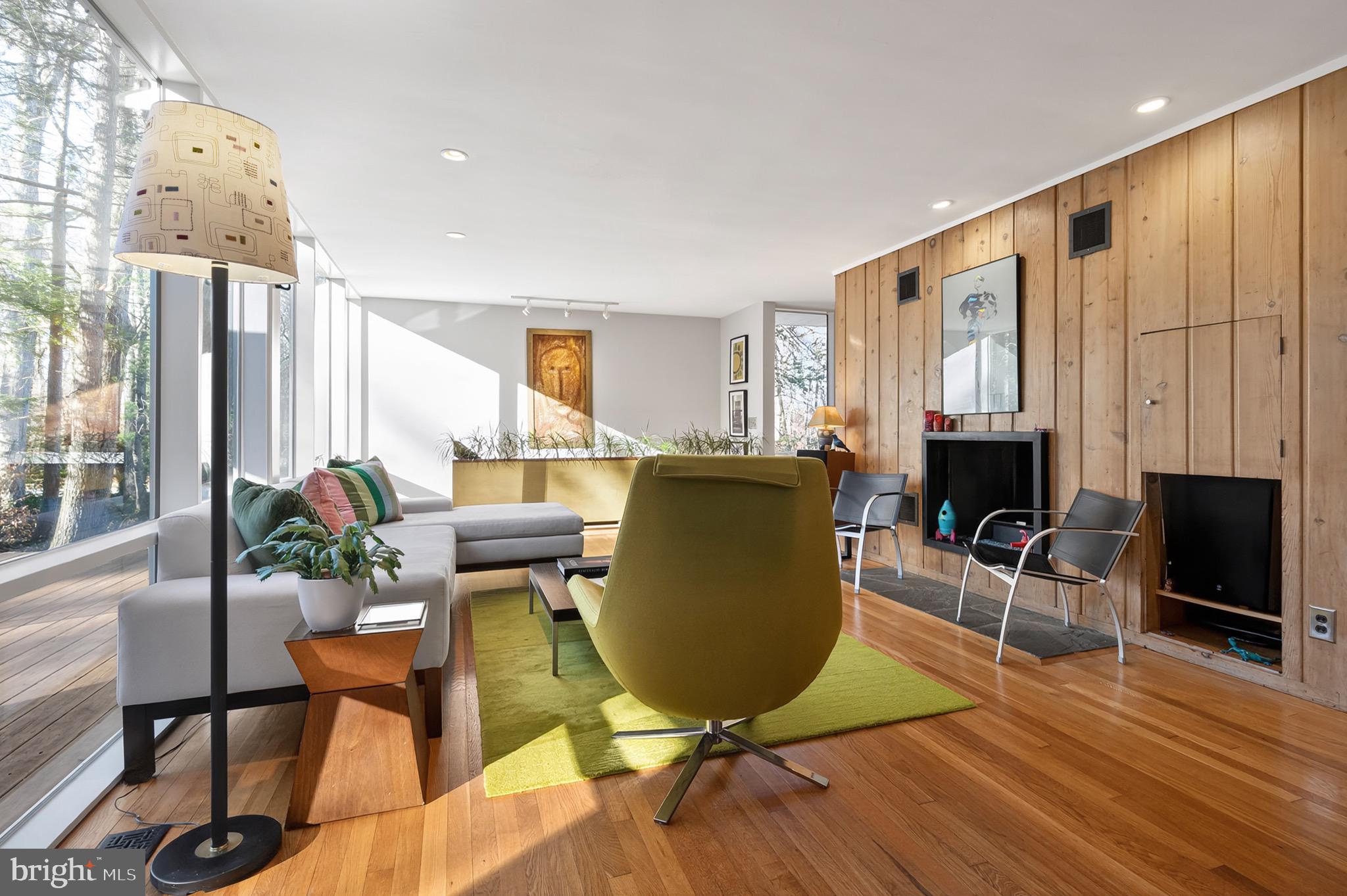 2205 Paul Spring Road Alexandria, VA 22307 - Photo 14 of 131 a living room with furniture a fireplace and a flat screen tv