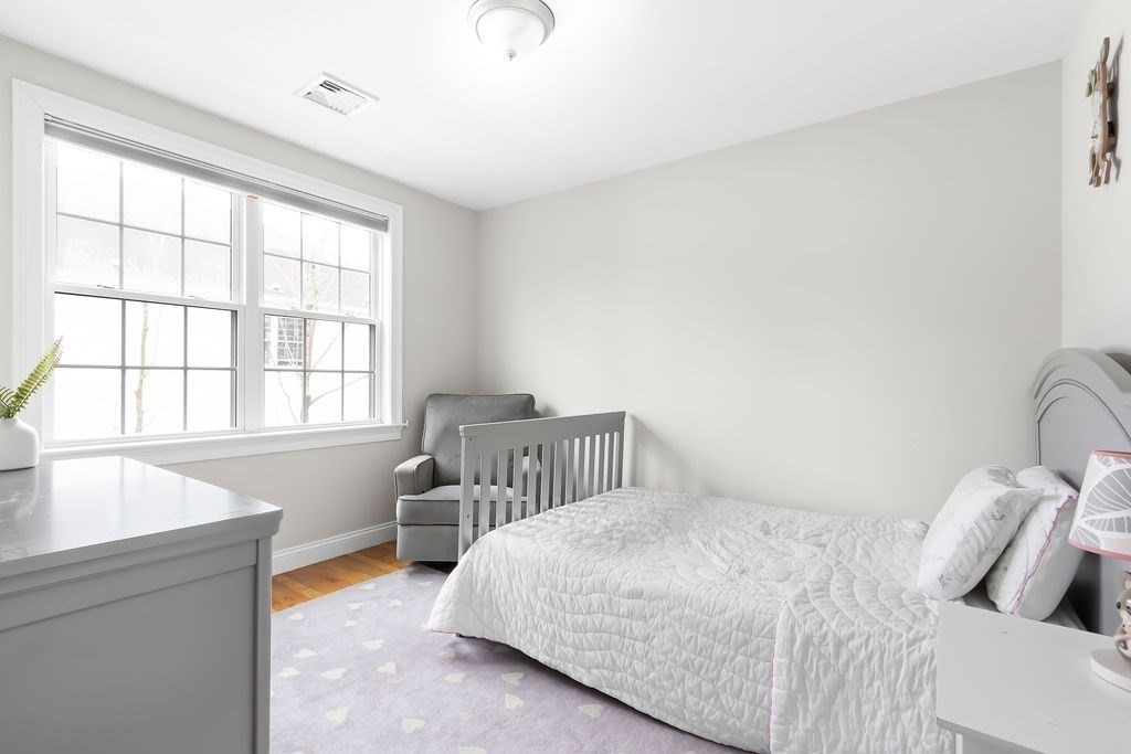7 Maple Place Needham, MA 02492 - Photo 15 of 26 a bedroom with a bed and a large window