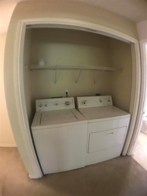 5603 Joe Sayers Avenue, Unit B Austin, TX 78756 - Photo 11 of 12 a utility room with a washer and dryer