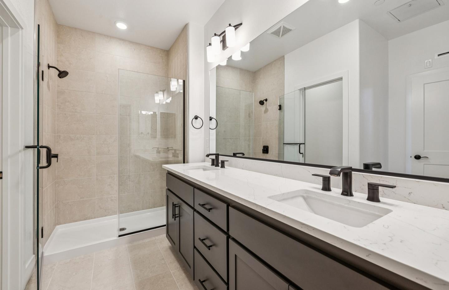 806 Redberry Way San Jose, CA 95117 - Photo 31 of 49 a bathroom with a double vanity sink mirror and double