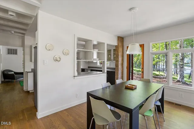 a view of a back yard of the house