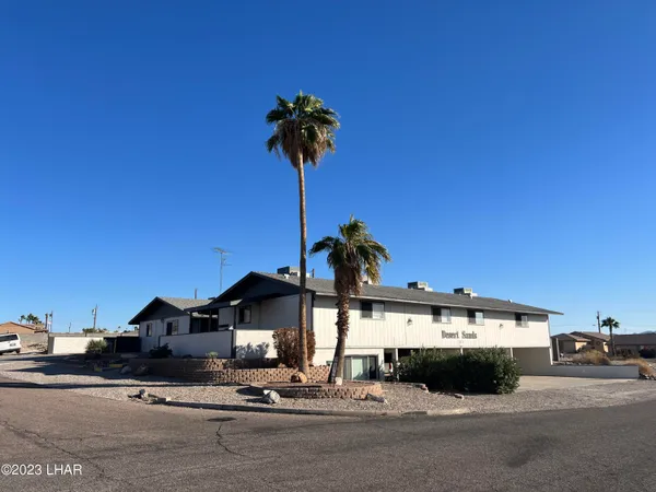 a view of a building with a street
