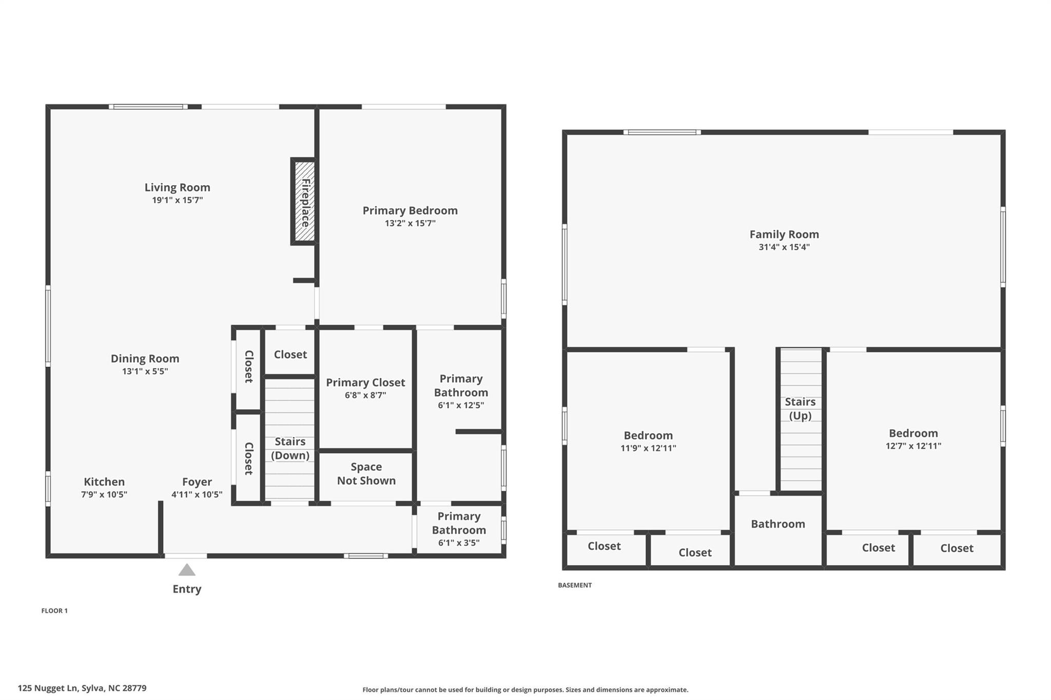 125 Nugget Lane Sylva, NC 28779 - Photo 27 of 30 a picture of a floor plan
