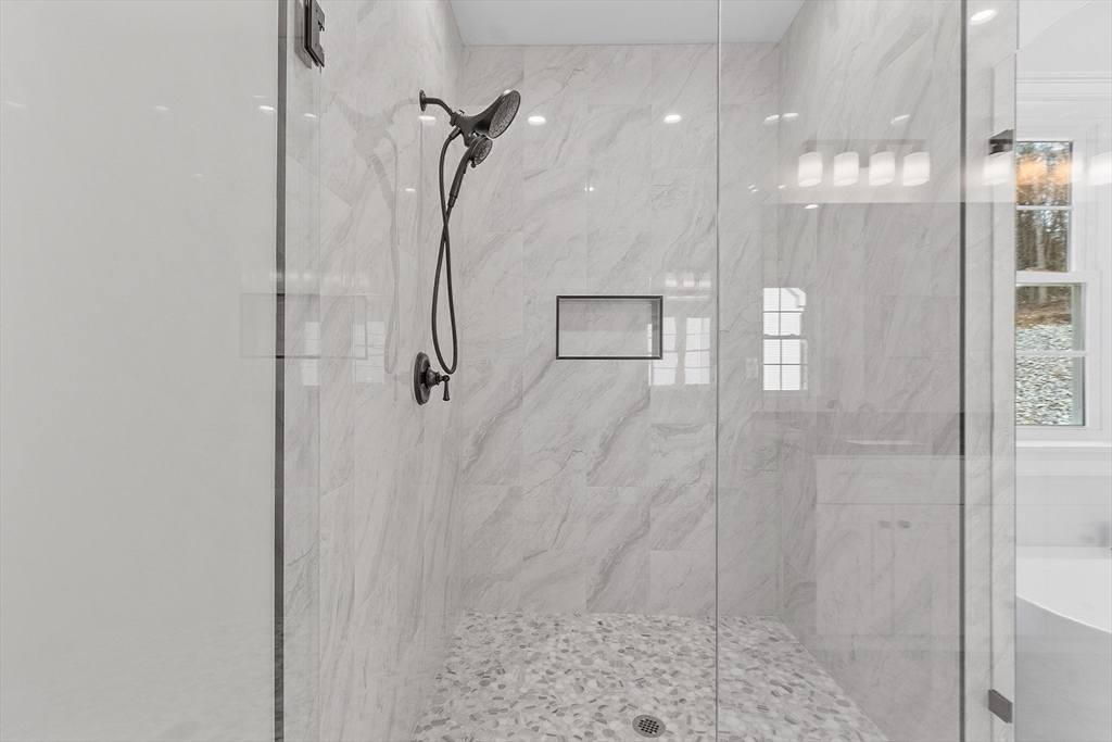 171 Upper Gore Road Webster, MA 01570 - Photo 33 of 42 a bathroom with a glass shower door