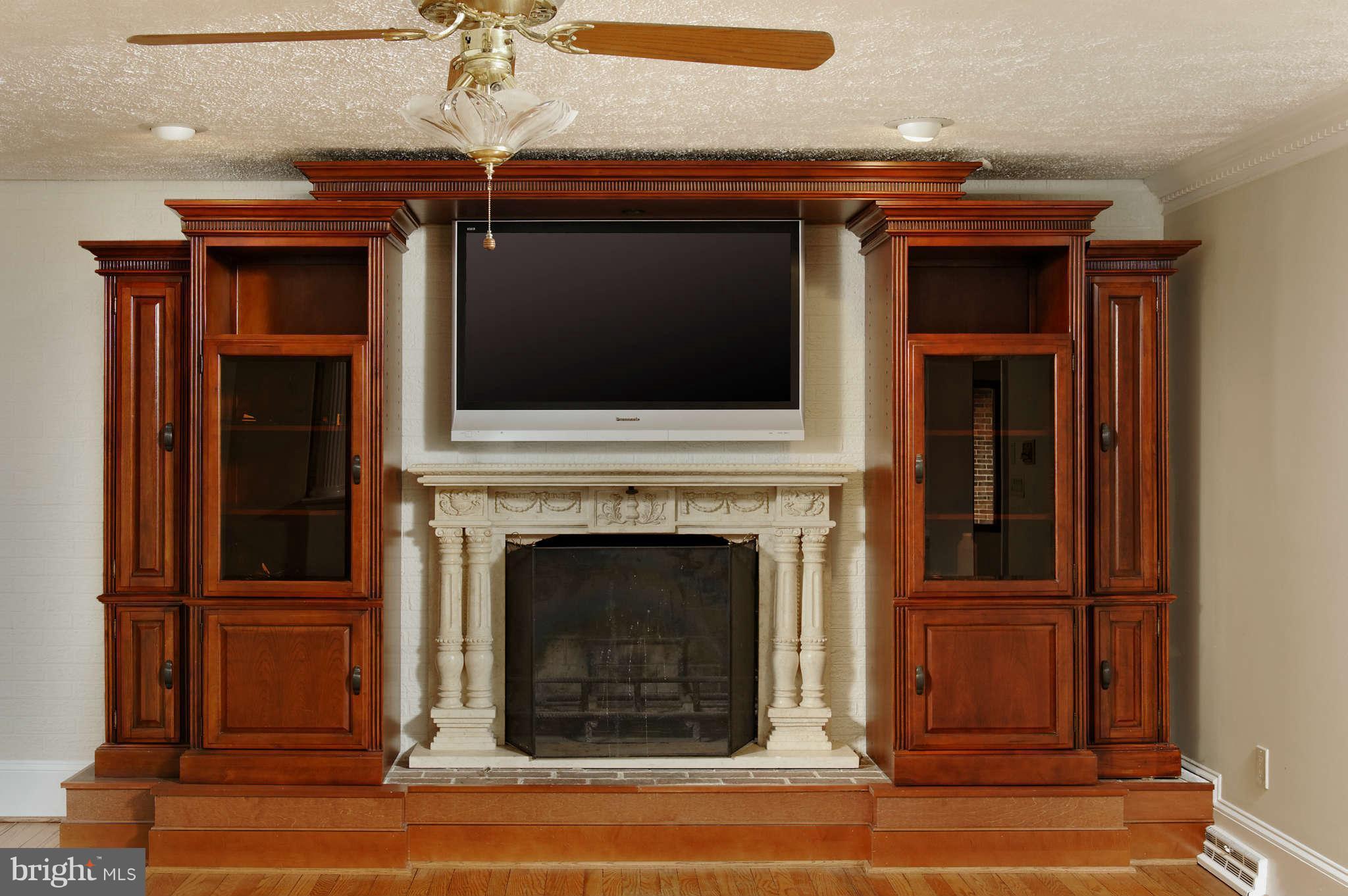 1012 Union Church Road McLean, VA 22102 - Photo 13 of 22 Family Room Media Center around fireplace