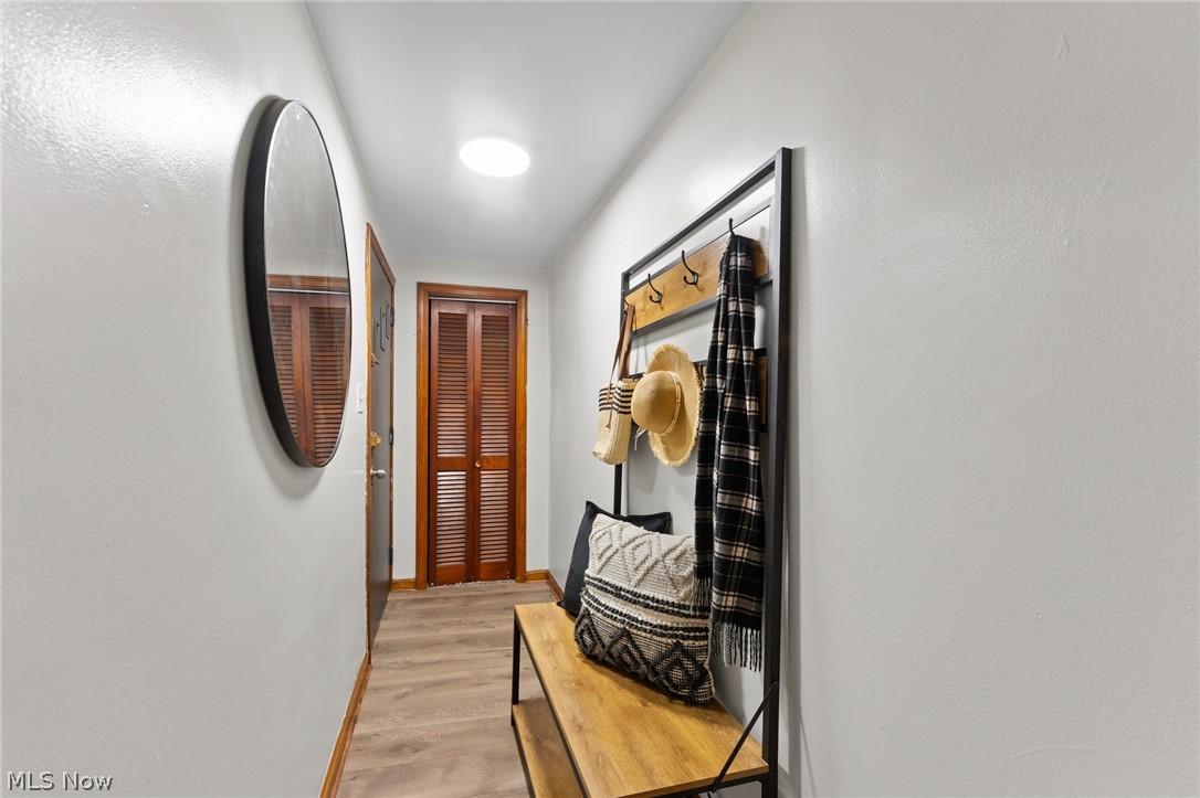 3568 McCartney Road Youngstown, OH 44505 - Photo 16 of 29 Hallway with light hardwood / wood-style floors
