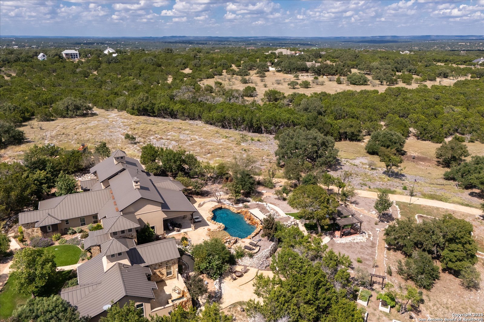 210 Rio Cordillera Boerne, TX 78006 - Photo 75 of 78 an aerial view of residential house and outdoor space