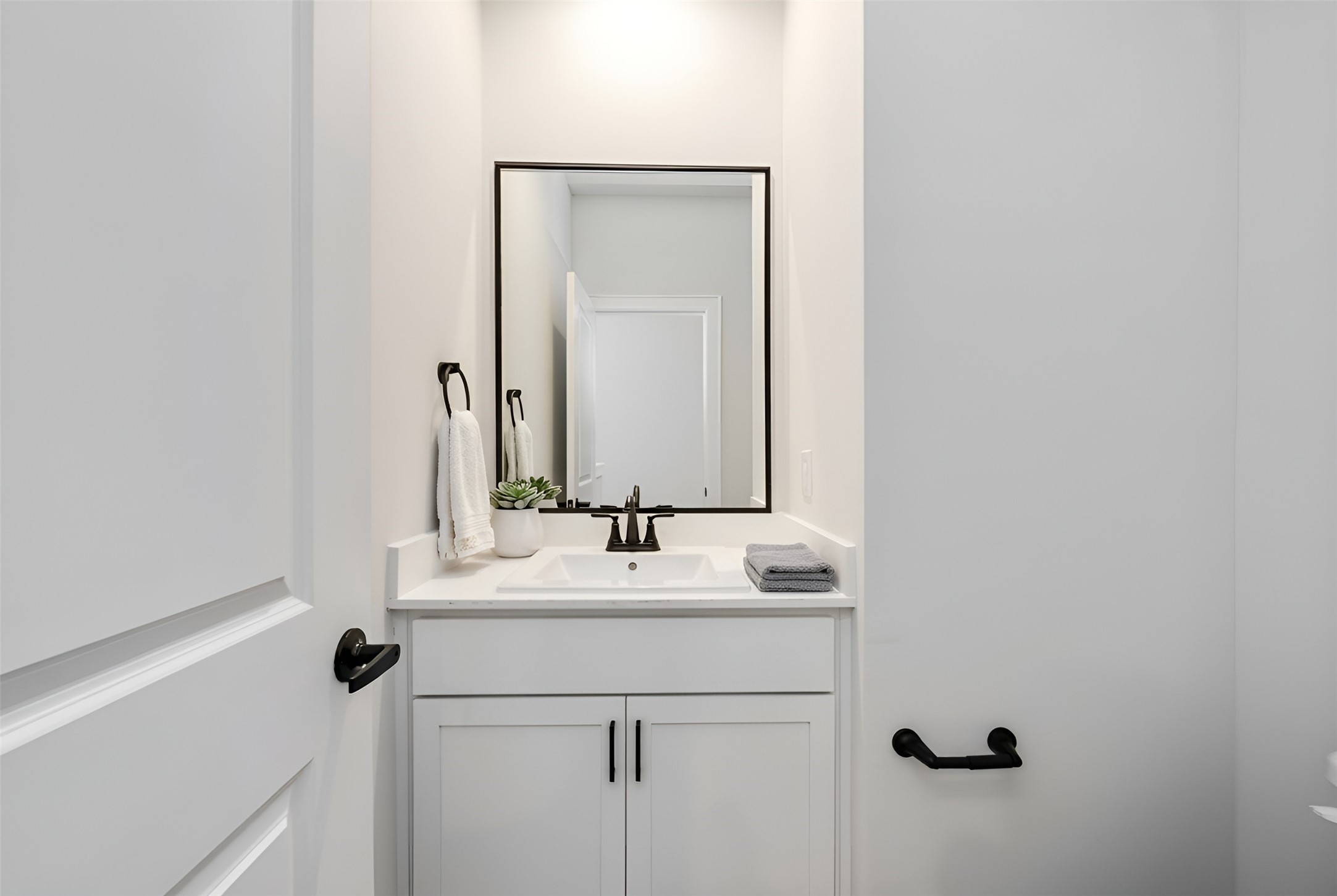 9803 Fulton Street Houston, TX 77076 - Photo 12 of 19 Half Bath on 2nd Floor