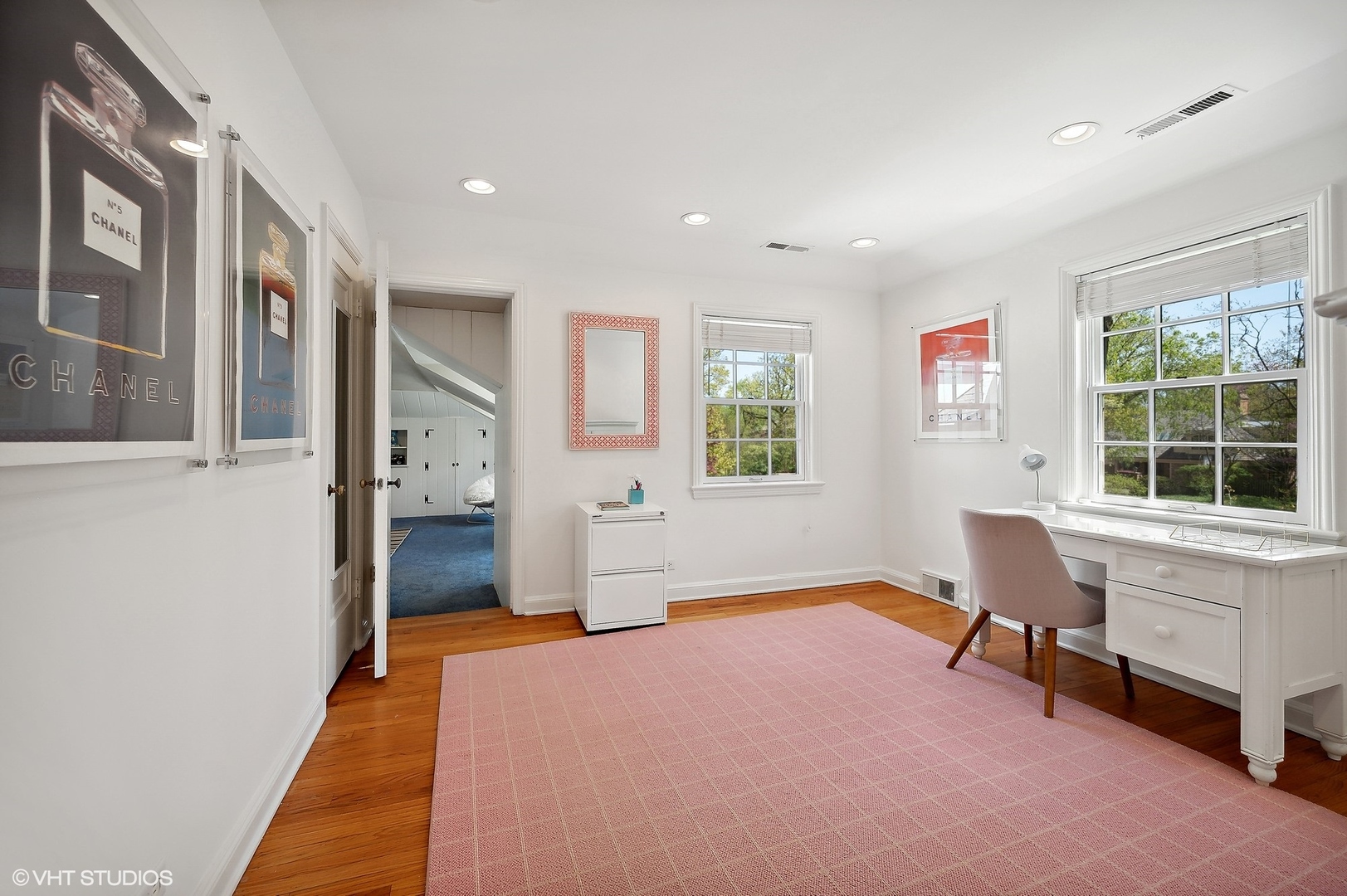 1744 Ridgewood Lane East Glenview, IL 60025 - Photo 34 of 48 a bedroom with furniture and a window