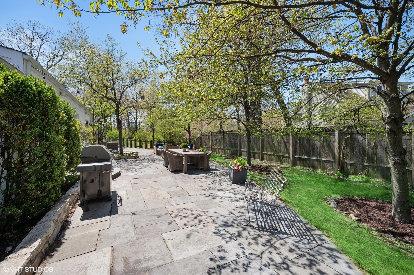 1744 Ridgewood Lane East Glenview, IL 60025 - Photo 42 of 48 a view of a backyard with sitting area