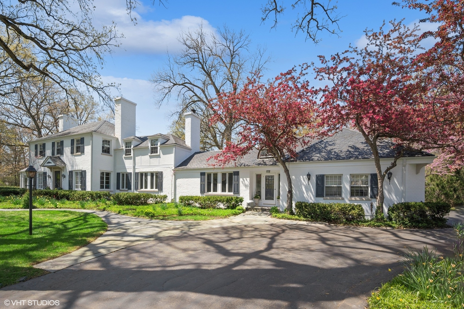 1744 Ridgewood Lane East Glenview, IL 60025 - Photo 43 of 48 a front view of residential houses with yard and green space