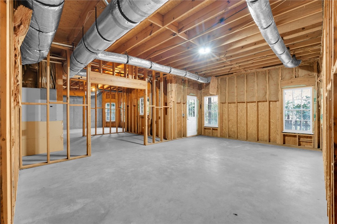 204 Red Maple Way Clemson, SC 29631 - Photo 38 of 48 This spacious unfinished basement offers ample potential for customization and future living spaces.