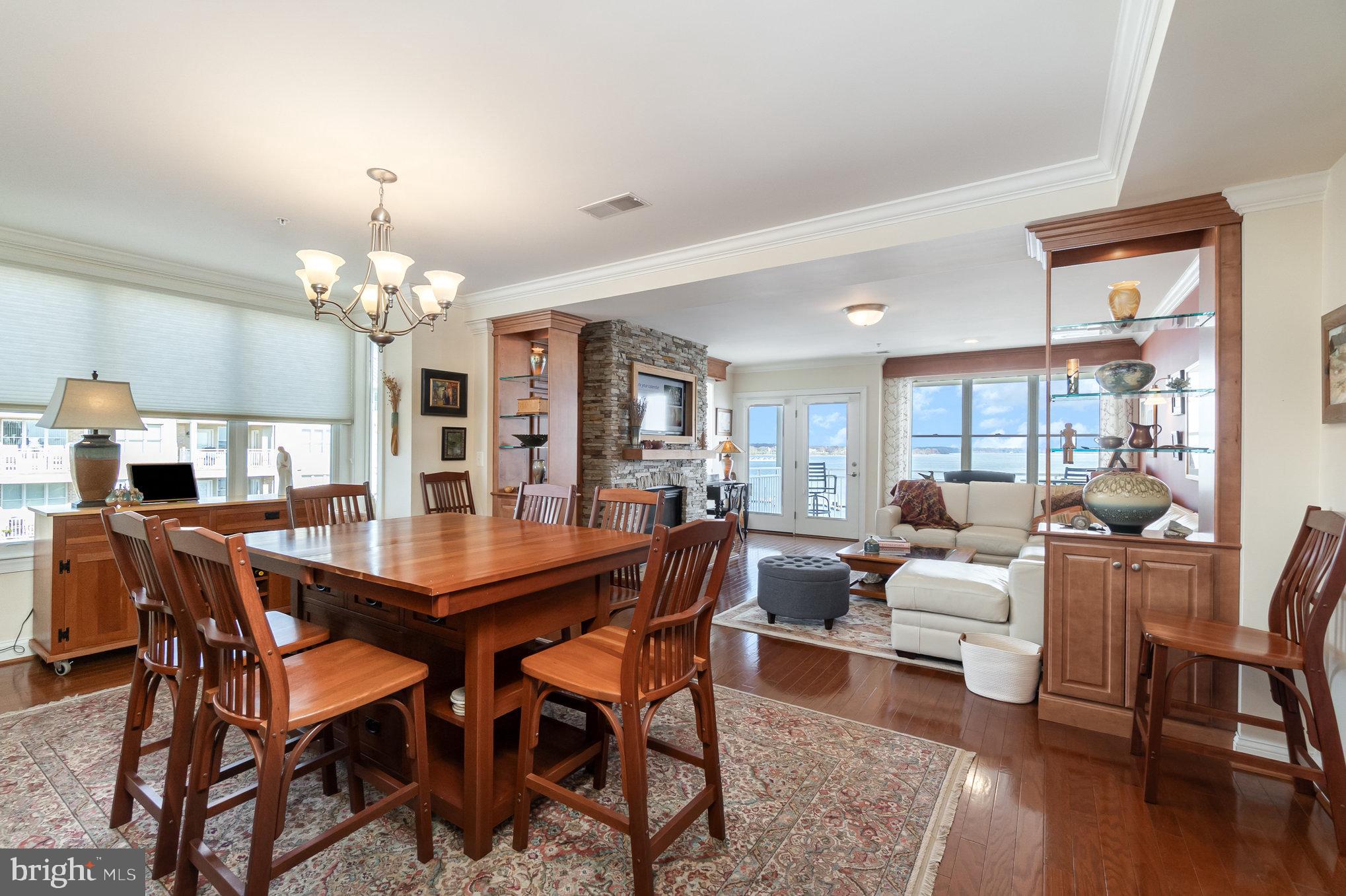 605 Concord Street, Unit 3E Havre de Grace, MD 21078 - Photo 13 of 59 a view of a dining room with furniture and wooden floor