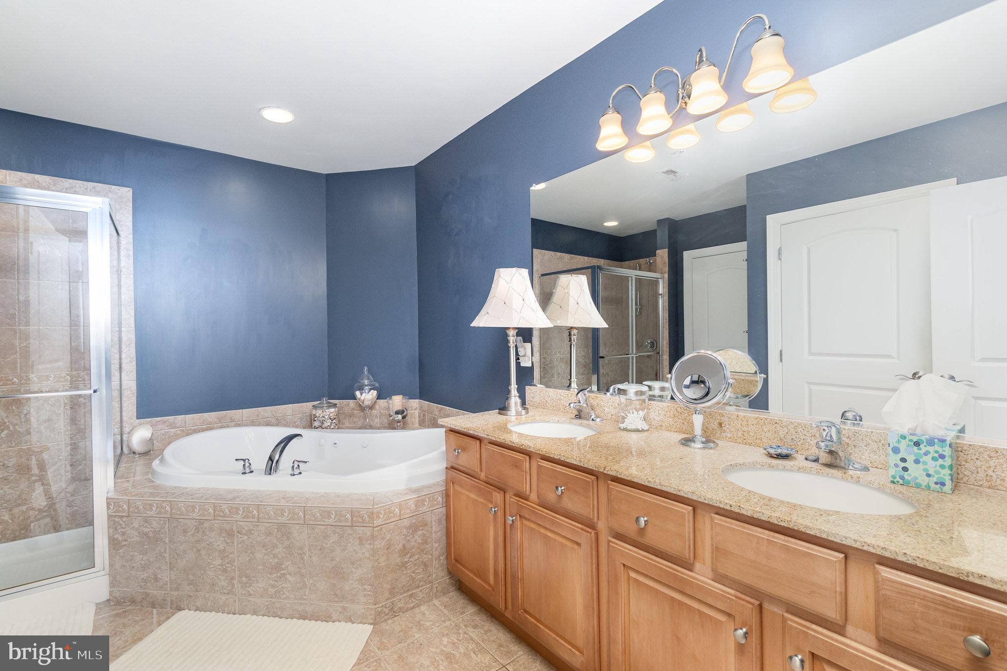 605 Concord Street, Unit 3E Havre de Grace, MD 21078 - Photo 23 of 59 a bathroom with a sink double vanity and a mirror
