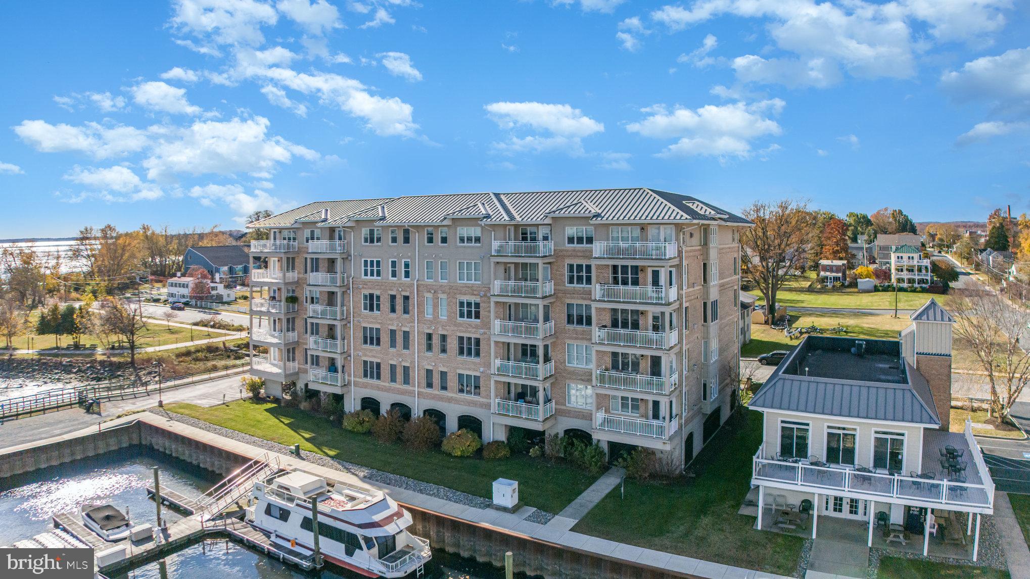 605 Concord Street, Unit 3E Havre de Grace, MD 21078 - Photo 45 of 59 a view of a building with garden space and sitting area