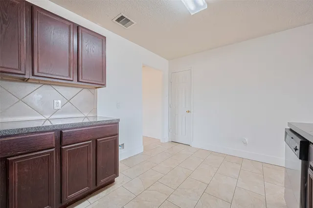 a area with cabinets