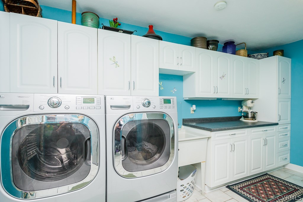 8485 Stumpy Road Hanover, VA 23069 - Photo 30 of 50 a utility room with sink dryer and washer