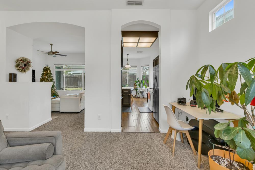 8679 Spring House Way Elk Grove, CA 95624 - Photo 10 of 48 a living room with furniture and a potted plant