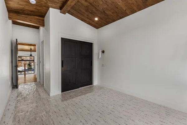 wooden floor in an empty room
