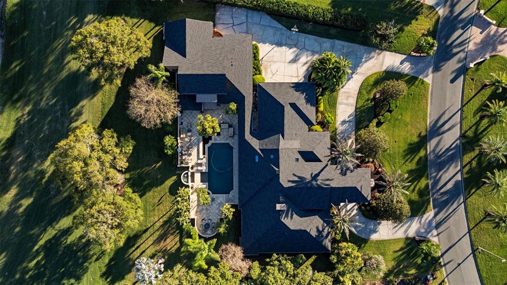 18707 Pepper Pike Lutz, FL 33558 - Photo 73 of 76 an aerial view of residential houses with outdoor space