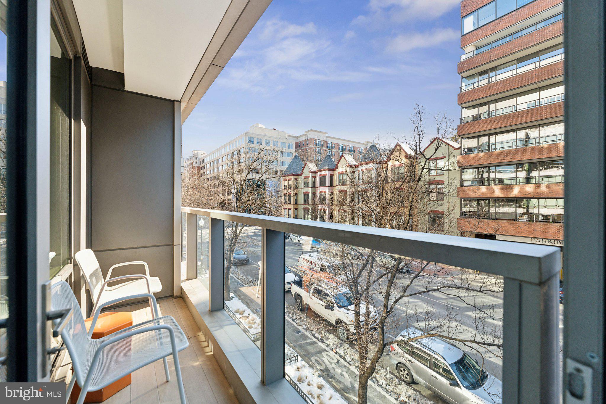 2501 M Street Northwest, Unit 207 Washington, DC 20037 - Photo 19 of 30 a view of a balcony with an outdoor space