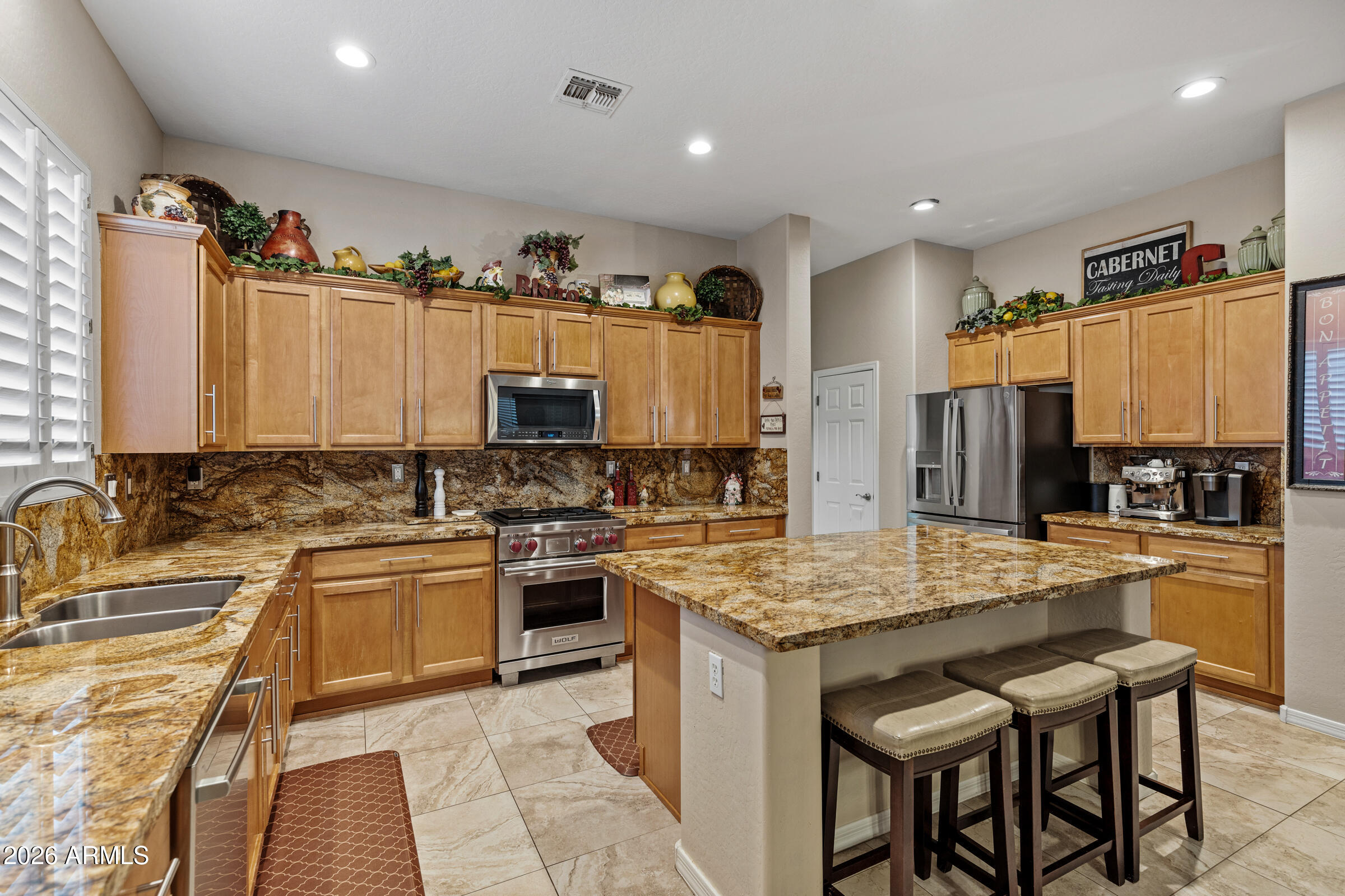 2205 West Clearview Trail Phoenix, AZ 85086 - Photo 22 of 53 Gourmet Kitchen w/ Wolfe Range