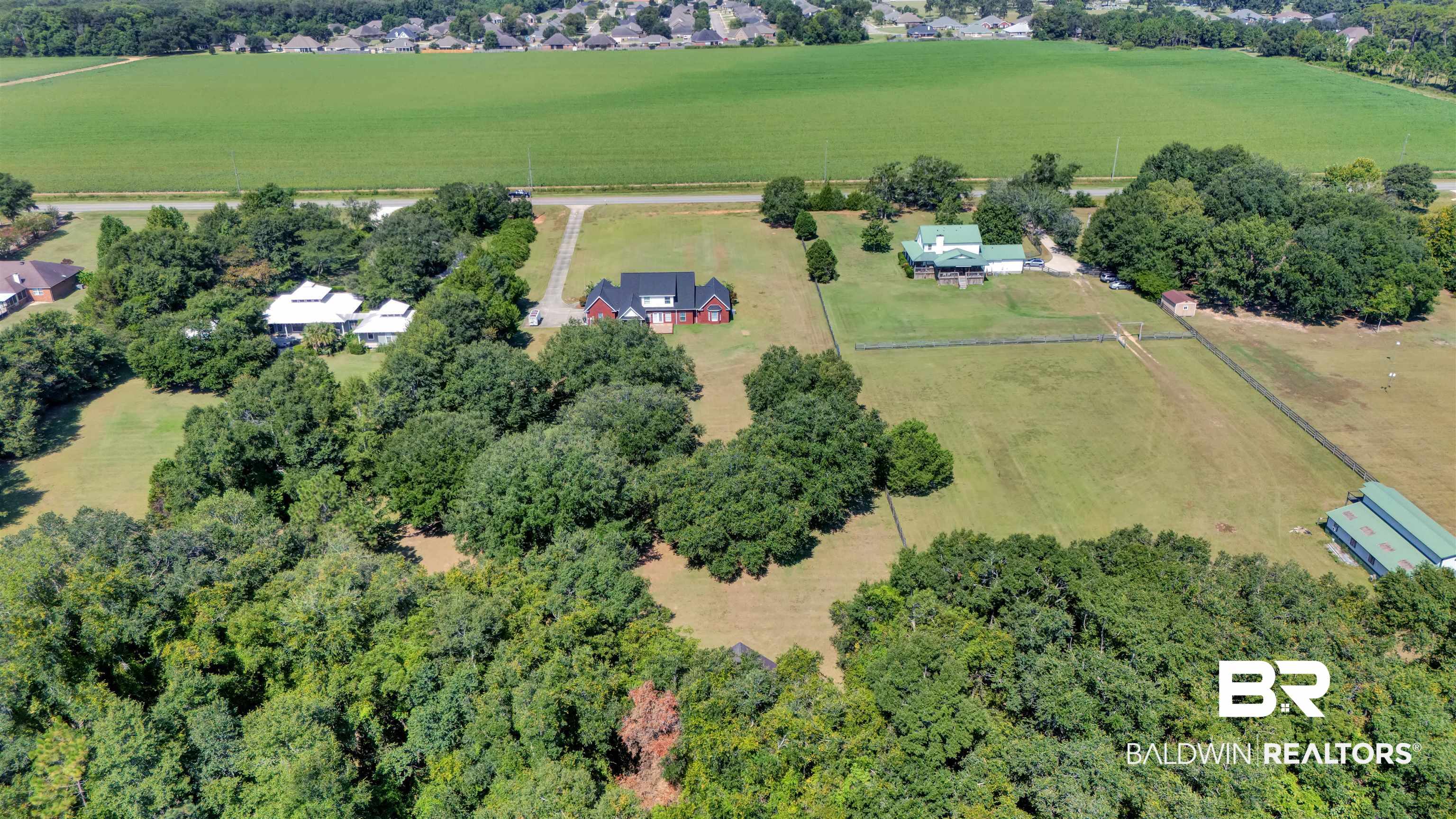 27688 Rigsby Road Daphne, AL 36526 - Photo 8 of 56 Drone / aerial view with a rural view