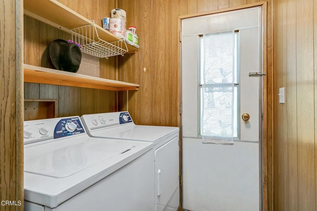 1273 South Rice Road, Unit 100 Ojai, CA 93023 - Photo 21 of 31 a utility room with dryer and washer