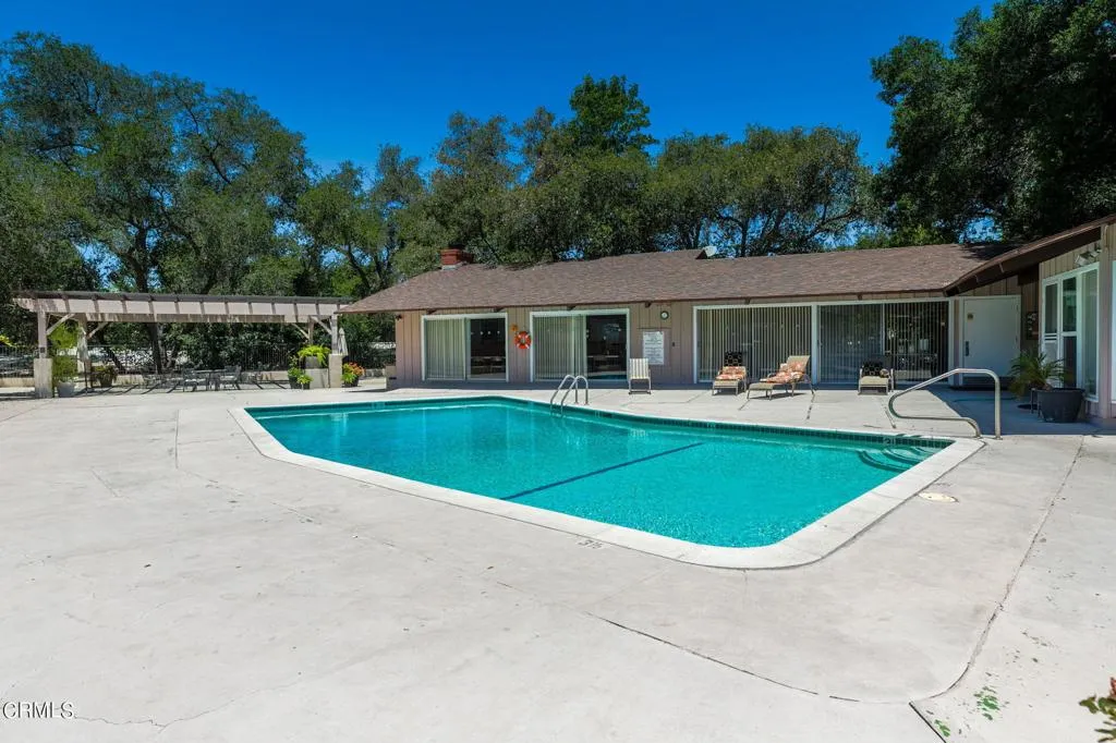 1273 South Rice Road, Unit 100 Ojai, CA 93023 - Photo 31 of 31 a view of a house with swimming pool and porch