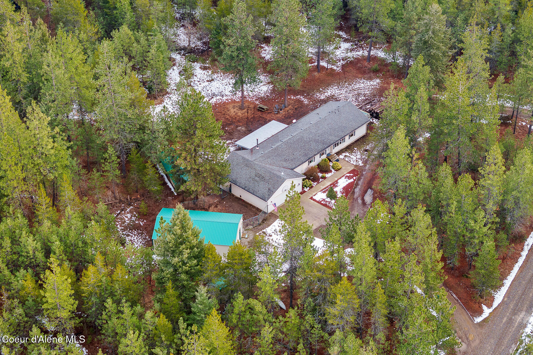 32053 East Red Dell Loop Athol, ID 83801 - Photo 10 of 47 Nearly half a mile to paved county road