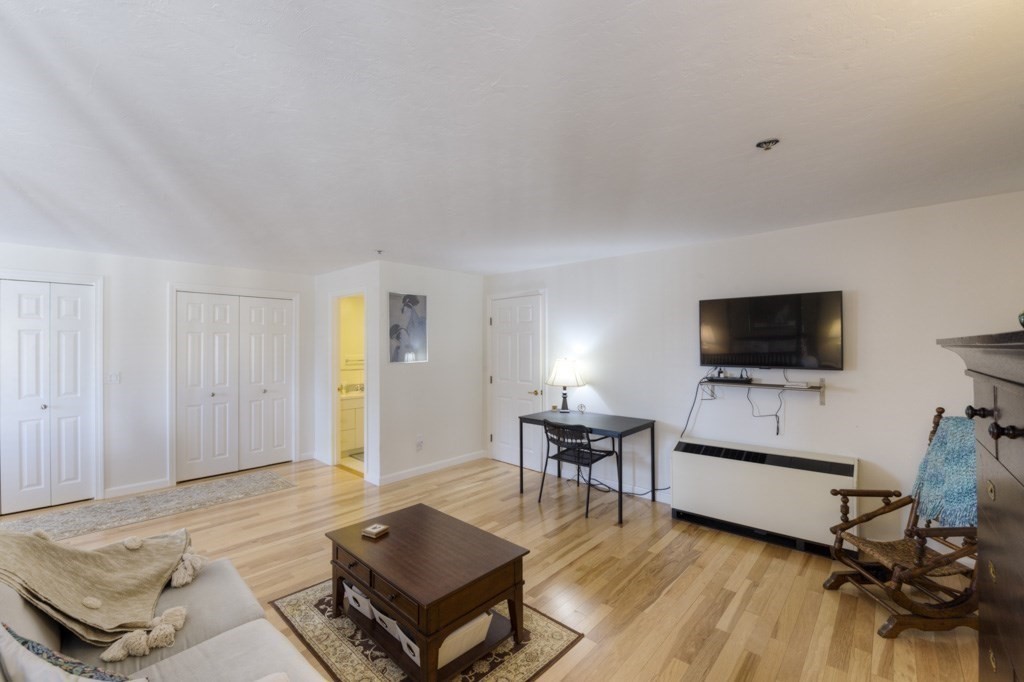 44 Elm Street, Unit 501 Worcester, MA 01609 - Photo 33 of 41 a living room with furniture and a flat screen tv