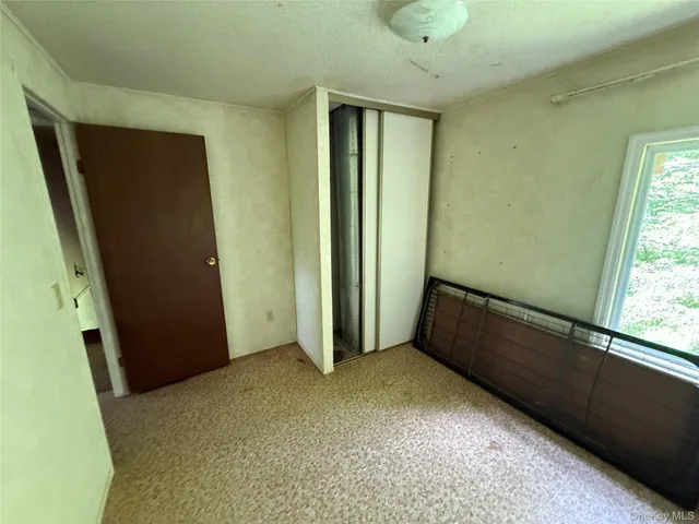 an empty room with window