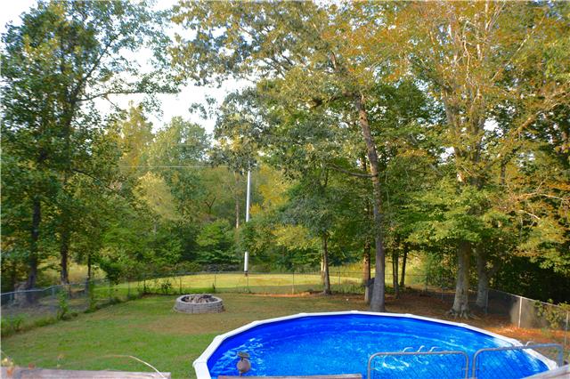 392 Joslin Branch Road White Bluff, TN 37187 - Photo 5 of 17 Part of the back yard is fenced in and has an above ground pool. Nice little fire pit too!