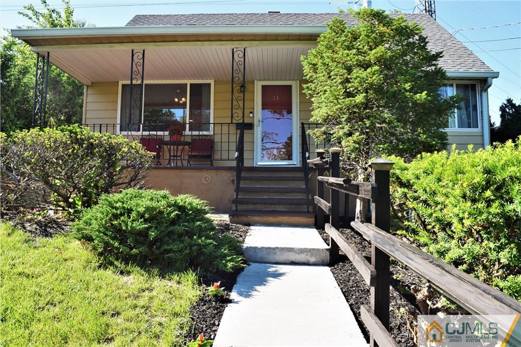 24 North Pennington Road New Brunswick, NJ 08901 - Photo 1 of 47 a view of a pathway of the house with potted plants