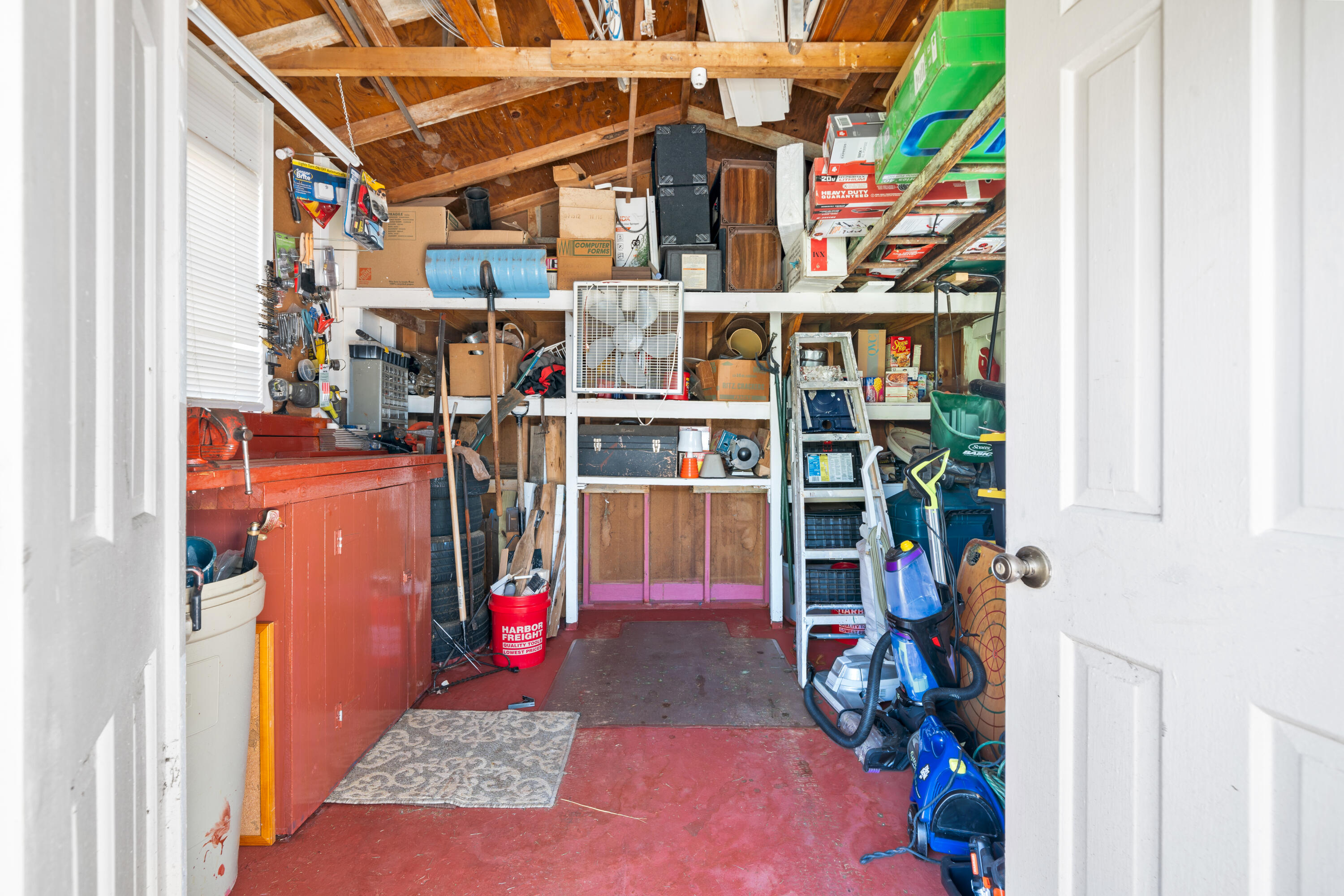 133 Frontier Road Northeast Roanoke, VA 24012 - Photo 16 of 18 Storage Shed interior