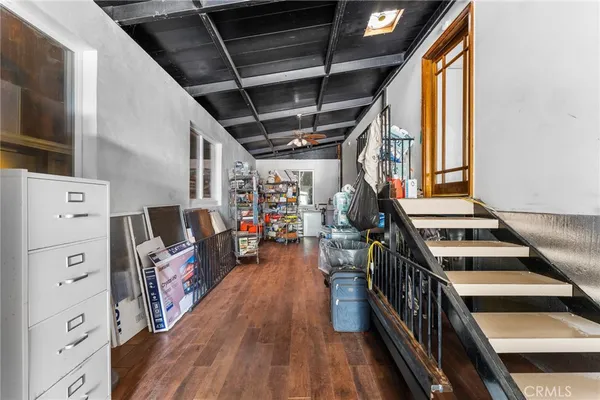 a view of a storage & utility room